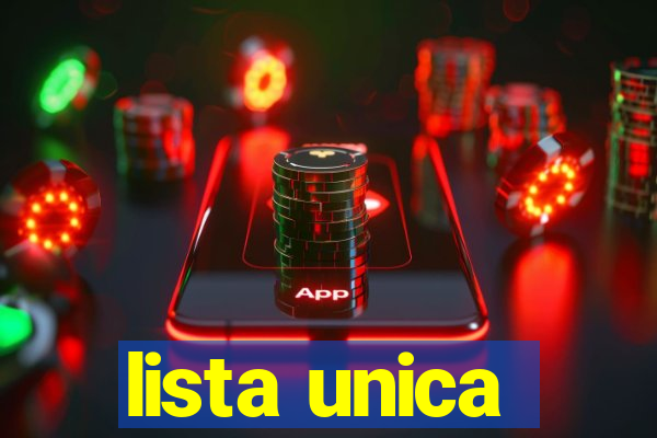 lista unica